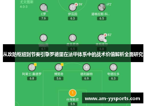 从攻防枢纽到节奏引擎罗德里在法甲体系中的战术价值解析全面研究